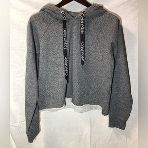 Calvin Klein Women’s Cropped Hoodie size M